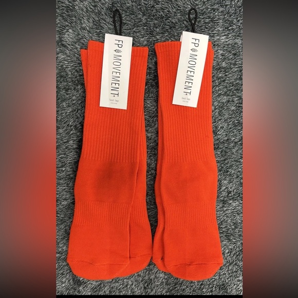 FP Movement by Free People Orange Socks - Picture 1 of 2